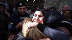 Palestinians celebrate return of prisoners freed by Israel