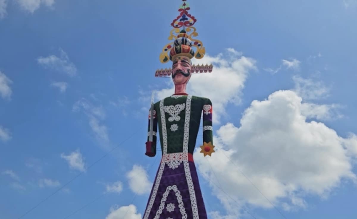 Rain-Proof Raavan: This 221-Foot Effigy Defies Storms, Awaits Dussehra Blaze