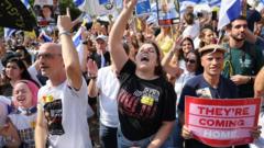 Israeli hostages and Palestinian detainees freed as Trump hails ‘historic dawn’ in Middle East