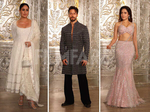 PHOTOS: Kareena Kapoor Khan Tiger Shroff and More Attend Manish Malhotraâs Diwali Party
