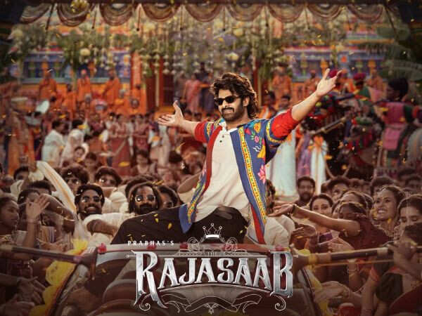 The RajaSaab Team Rings in Prabhas Birthday With a New Vibrant Poster of The Film