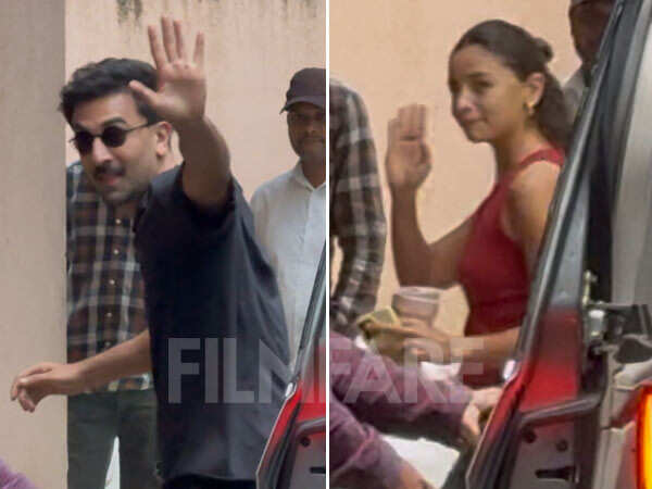 Pictures: Ranbir Kapoor and Alia Bhatt Step Out for Love and Wars Meeting at SLBs Office