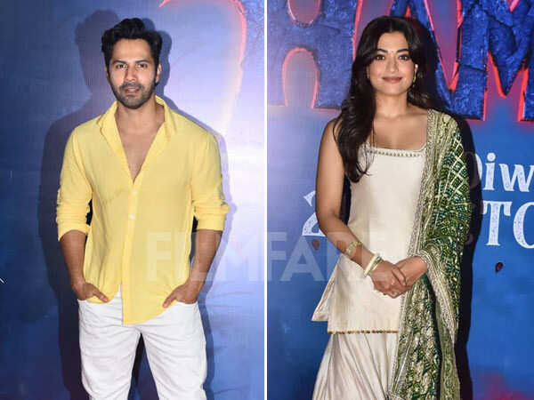 PHOTOS: Rashmika Mandanna Ayushmann Khurrana and More Attend Thammas Screening