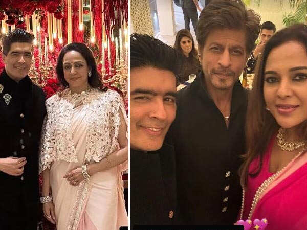 Shah Rukh Khan Poses for a Cute Selfie As He Attends Manish Malhotras Diwali Party