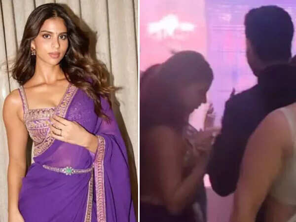 Watch : Suhana Khan And Agastya Nanda Groove To Kajra Re At Manish Malhotraâs Diwali Bash