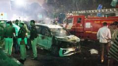 At least eight killed after car explodes near Delhi’s Red Fort