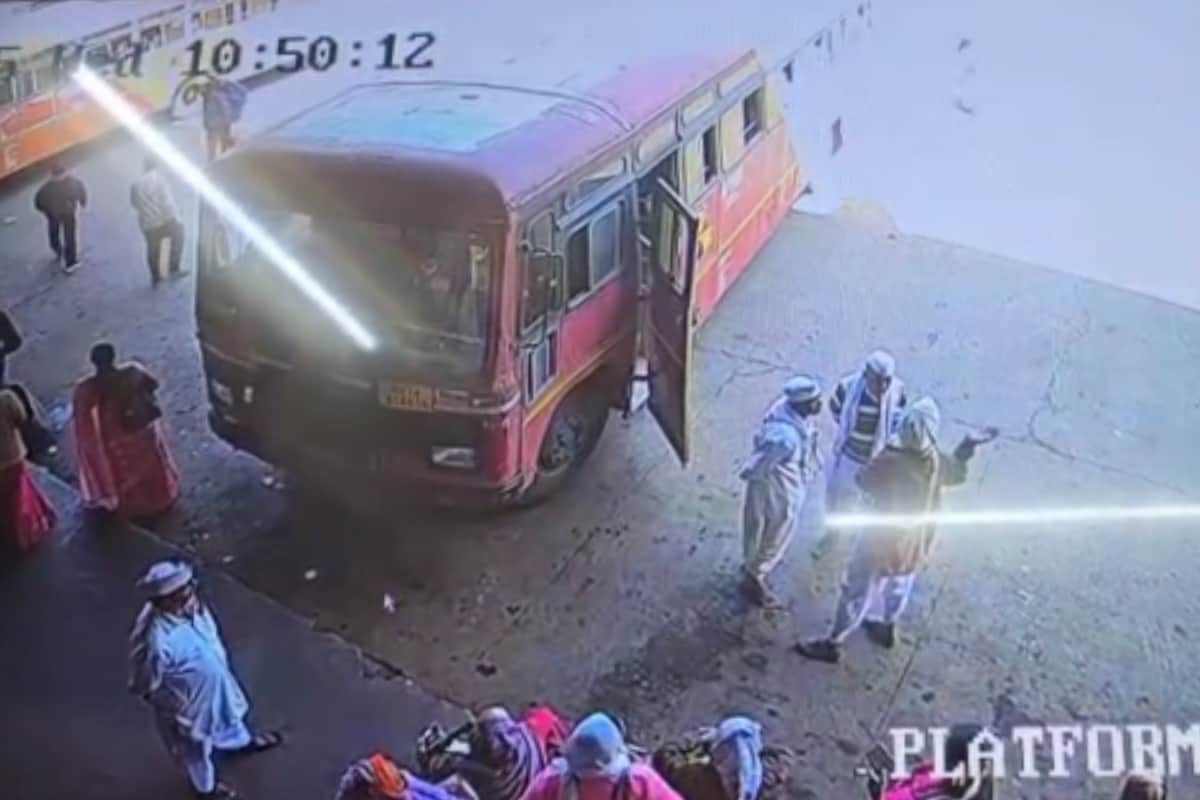 Boy Killed, Several Injured After Bus Crashes Onto Platform At Nashik Bus Station | Video