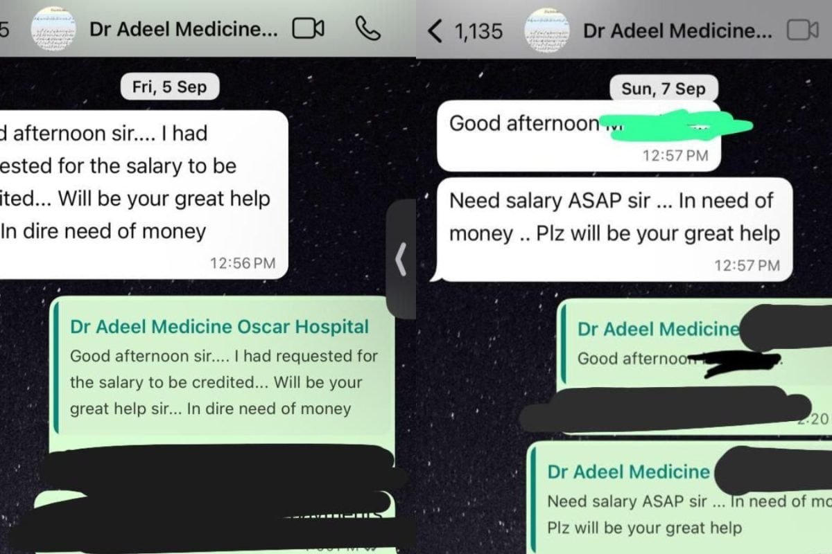 WhatsApp Chats Show Terror Suspect Doctor Adeel Was Desperate For Money A Month Before Delhi Blast