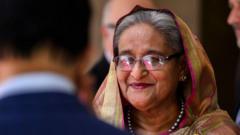 Ex-Bangladesh leader tells BBC she’s not guilty of crimes against humanity
