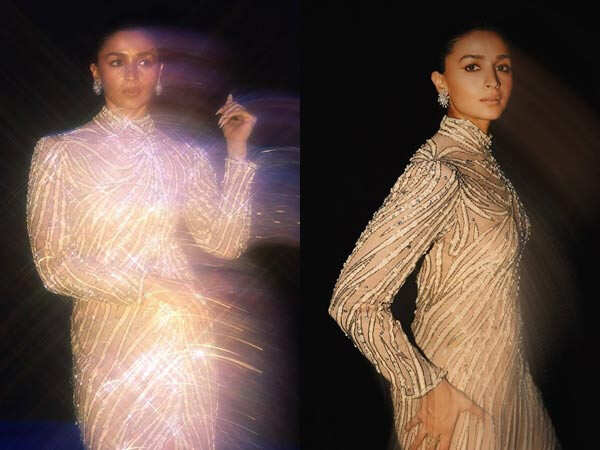 PHOTOS: Alia Bhatt Dazzles in a Vintage Bob Mackie Gown at Dubai Event With Ranbir Kapoor