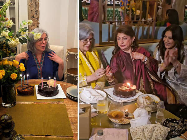 Zeenat Aman dances to Dum Maro Dum with Archana Puran Singh at her birthday bash