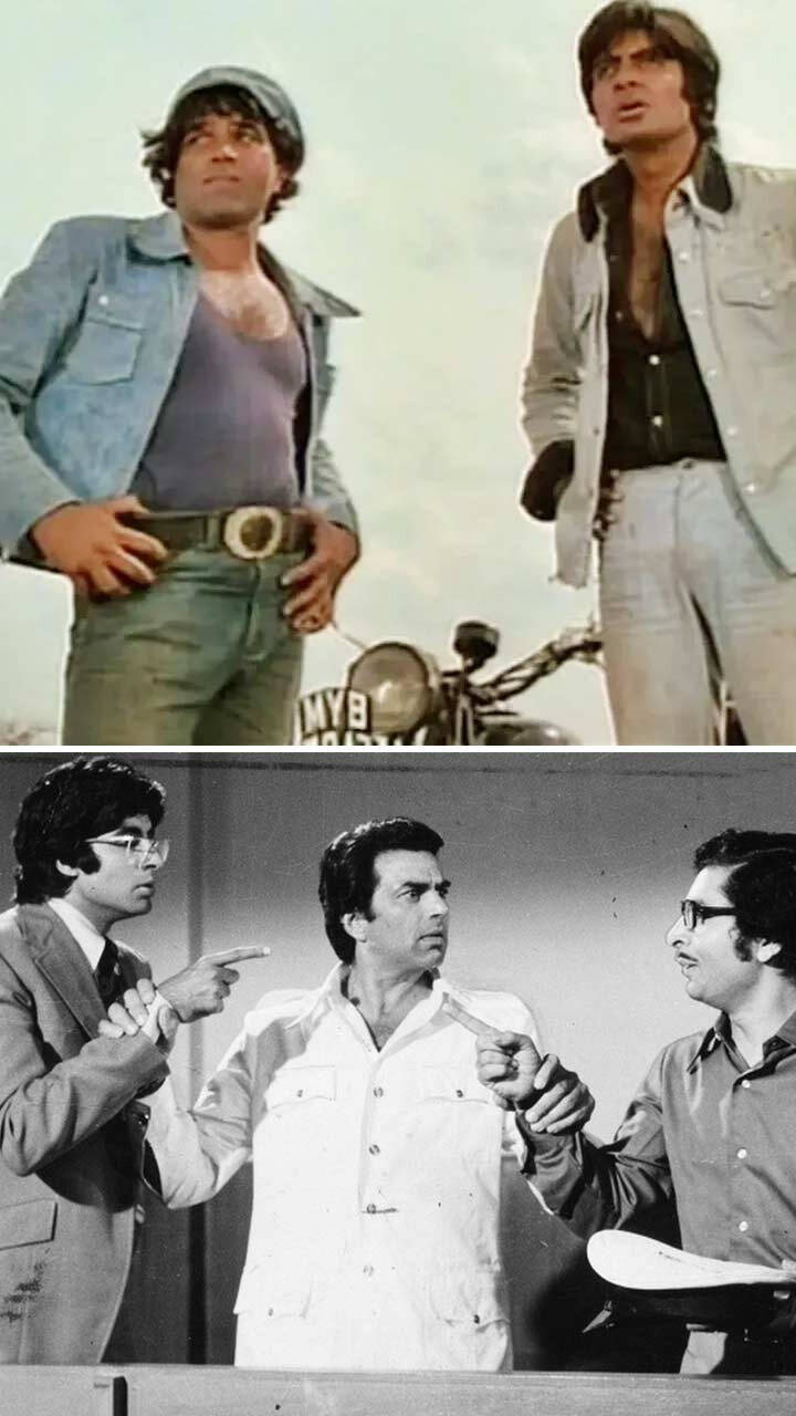 Movies Starring Dharmendra and Amitabh Bachchan Together