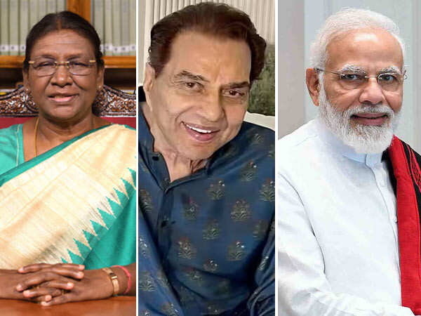 President Droupadi Murmu and PM Modi Mourn Veteran Bollywood Actor Dharmendraâs Demise