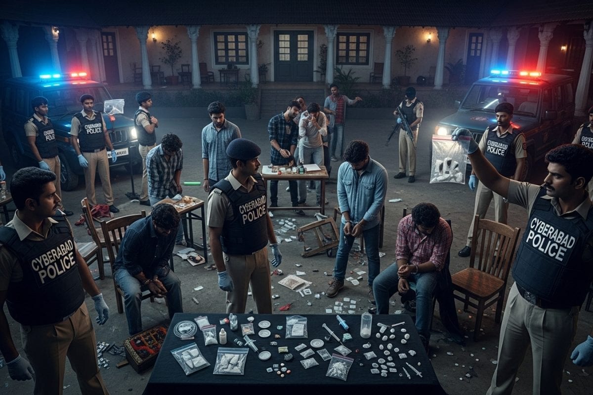 Hyderabad Police Raid 39 Farmhouses Used For Rave Parties, Gambling And Drug Abuse