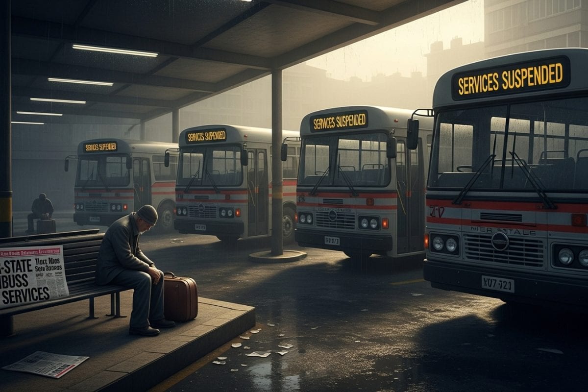 Inter-State Omnibuses Halt Services Across South India Amid Tax Dispute