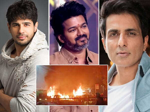 Delhi Blast: Thalapathy Vijay Sidharth Malhotra and Other Celebs React to The Tragic Incident