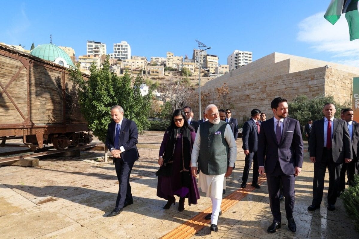 PM Modi’s Jordan Visit Marks 75 Years Of Ties, Ends With Tour Of Jordan Museum