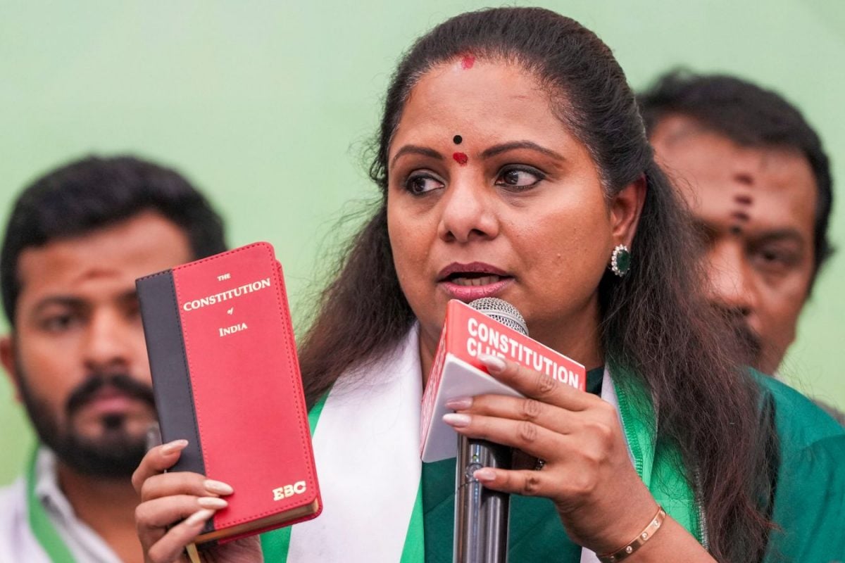 K Kavitha Demands Return of Five Villages From Andhra To Telangana