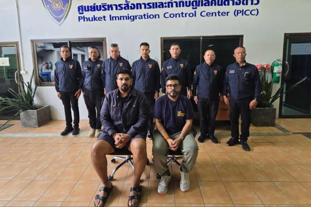 New Photo Shows Luthra Brothers At Phuket Immigration Control Centre After Detention In Thailand