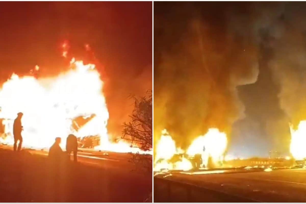 12 Dead, Over 20 Sustain Burn Injuries As Private Bus Catches Fire In Karnataka’s Chitradurga 12 Dead, Over 20 Sustain Burn Injuries As Private Bus Catches Fire In Karnataka’s Chitradurga