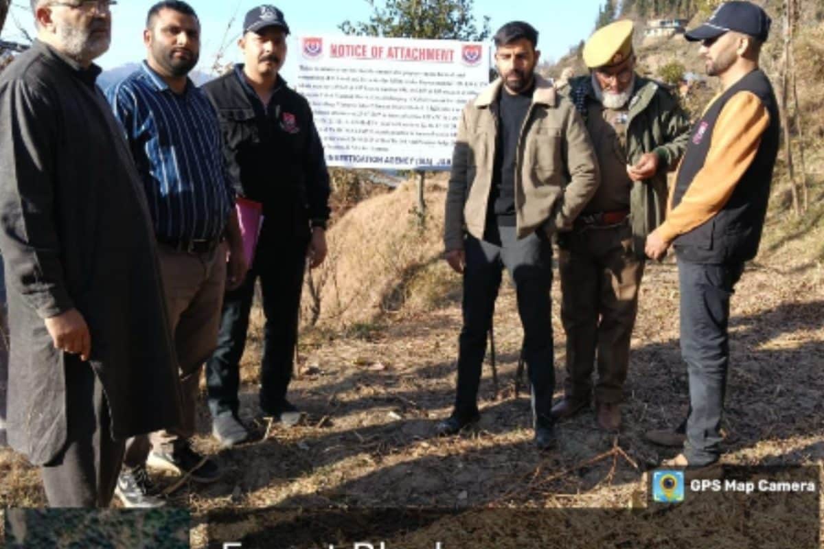 Property Of Pakistan-Based Hizbul Mujahideen Terrorist Zahid Hussain In Doda Attached