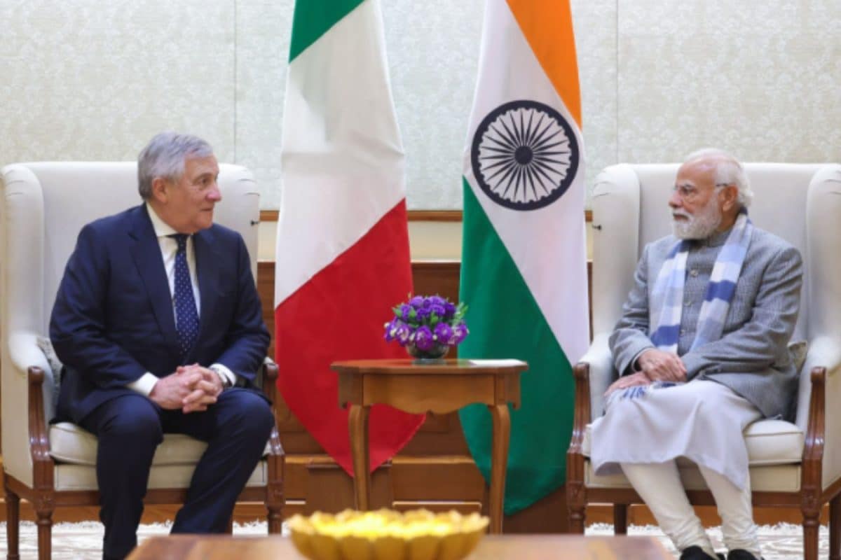 PM Modi Meets Italy’s Deputy Prime Minister Tajani