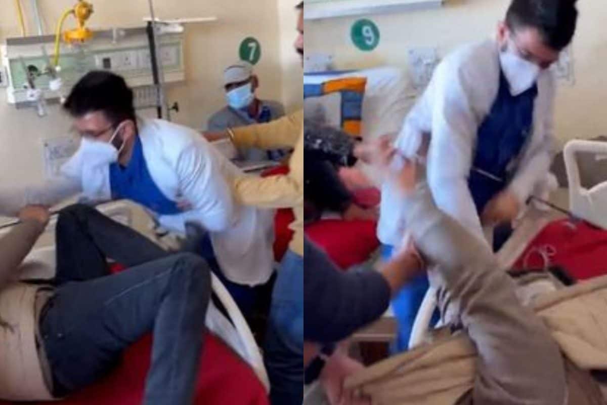 Doctor Assaults Patient At Govt Hospital In Shimla, Health Minister Vows Strict Action | Video Doctor Assaults Patient At Govt Hospital In Shimla, Health Minister Vows Strict Action | Video