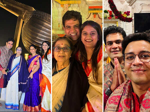 Rhythm Wagholikar shares pictures of festive times