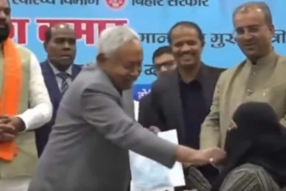 Amid Hijab Controversy, Bihar CM Nitish Kumar Avoids Questions At Delhi Airport | Watch