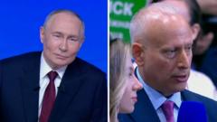 Steve Rosenberg: Was Putin’s response to my question about war in Europe an olive branch? Steve Rosenberg: Was Putin’s response to my question about war in Europe an olive branch?