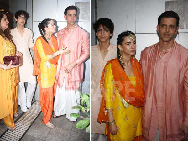 Photos: Hrithik Roshan and Saba Azad Serve Elegant Ethnic Looks at Eshaan Roshanâs Wedding Festivities Photos: Hrithik Roshan and Saba Azad Serve Elegant Ethnic Looks at Eshaan Roshanâs Wedding Festivities