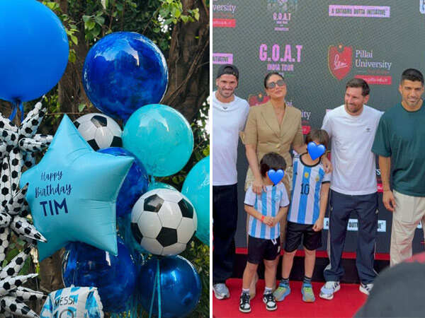 Kareena Kapoor Khan Gives a Peek Inside Taimur Ali Khanâs Messi-themed Birthday Party