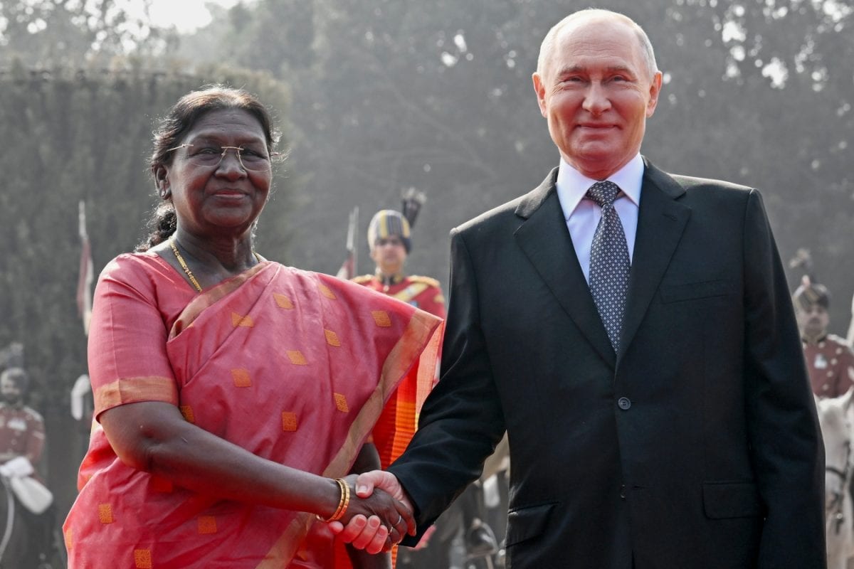 Putin Receives Ceremonial Welcome At Rashtrapati Bhavan From President Murmu | Video