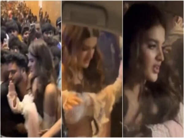 Scary Video: Nidhhi Agerwal Mobbed By Fans at The Raja Saab Event