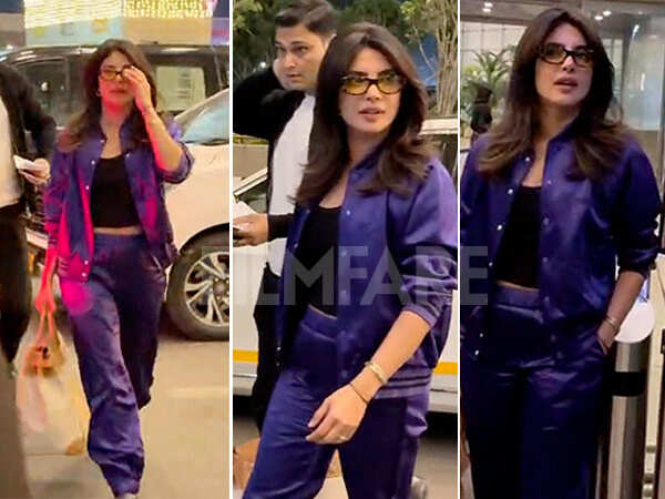 Priyanka Chopra Jonas Makes a Quick Mumbai Stop Amid Buzz Around Varanasi