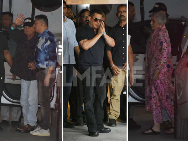 Photos: Salman Khan Arbaaz Khan Salim Khan Helen and More Attend Sohail Khans Birthday Party