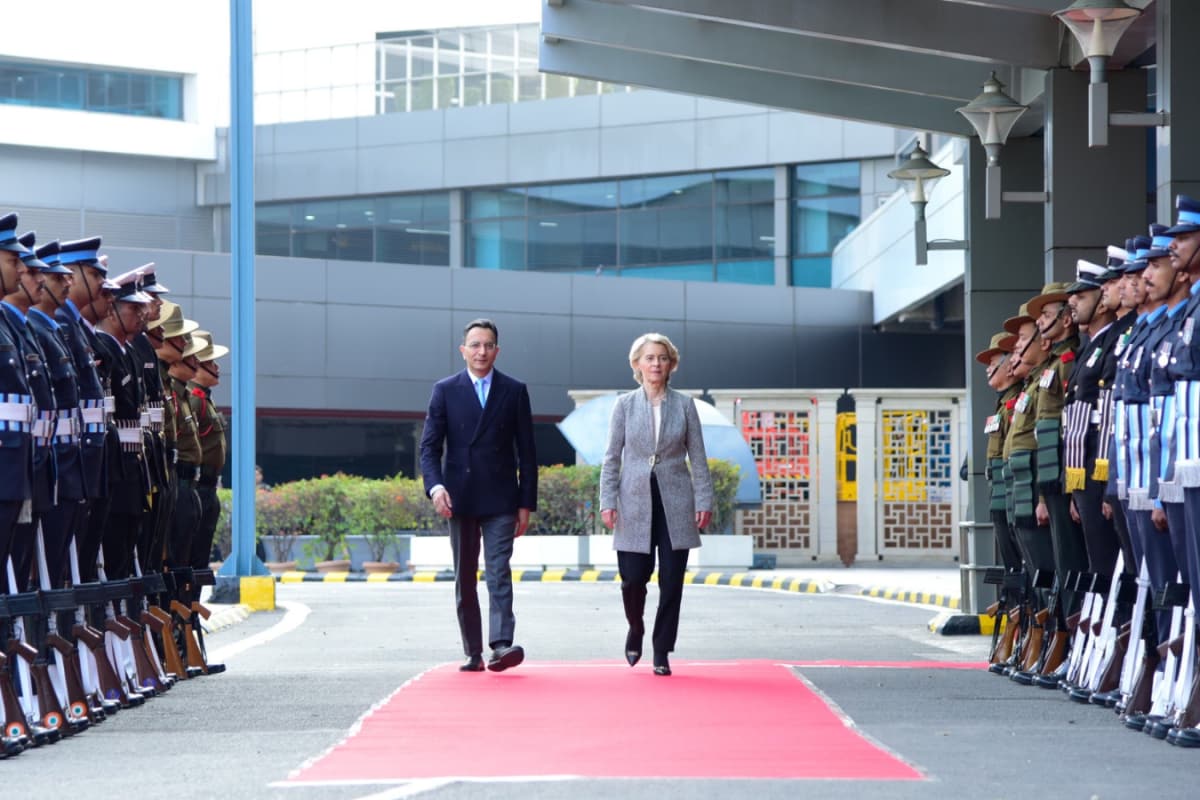 EU Chief Arrives In New Delhi, To Attend Republic Day Parade As Chief Guest