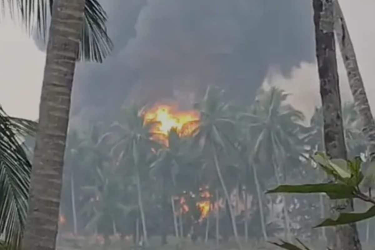Gas Leak From ONGC Pipeline Triggers Panic In Andhra’s Konaseema | Video