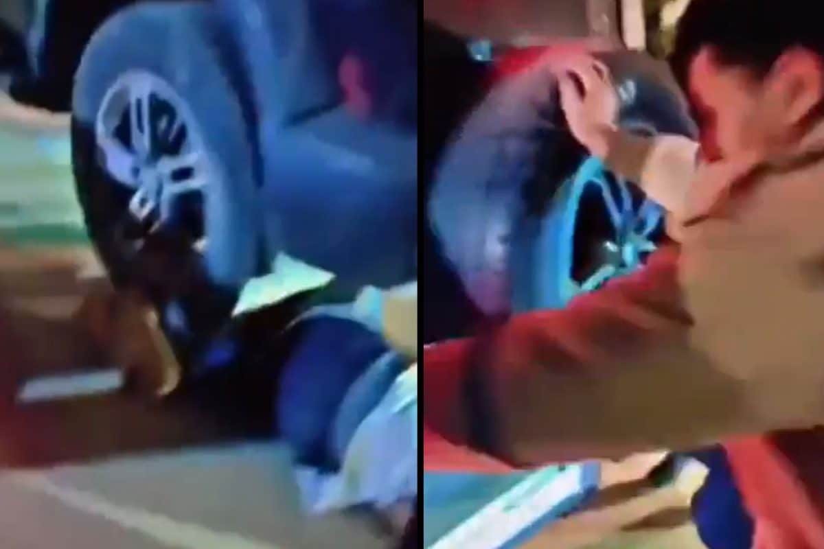 Lucknow Businessman’s Legs Crushed Under SUV For 25 Minutes; Two Arrested