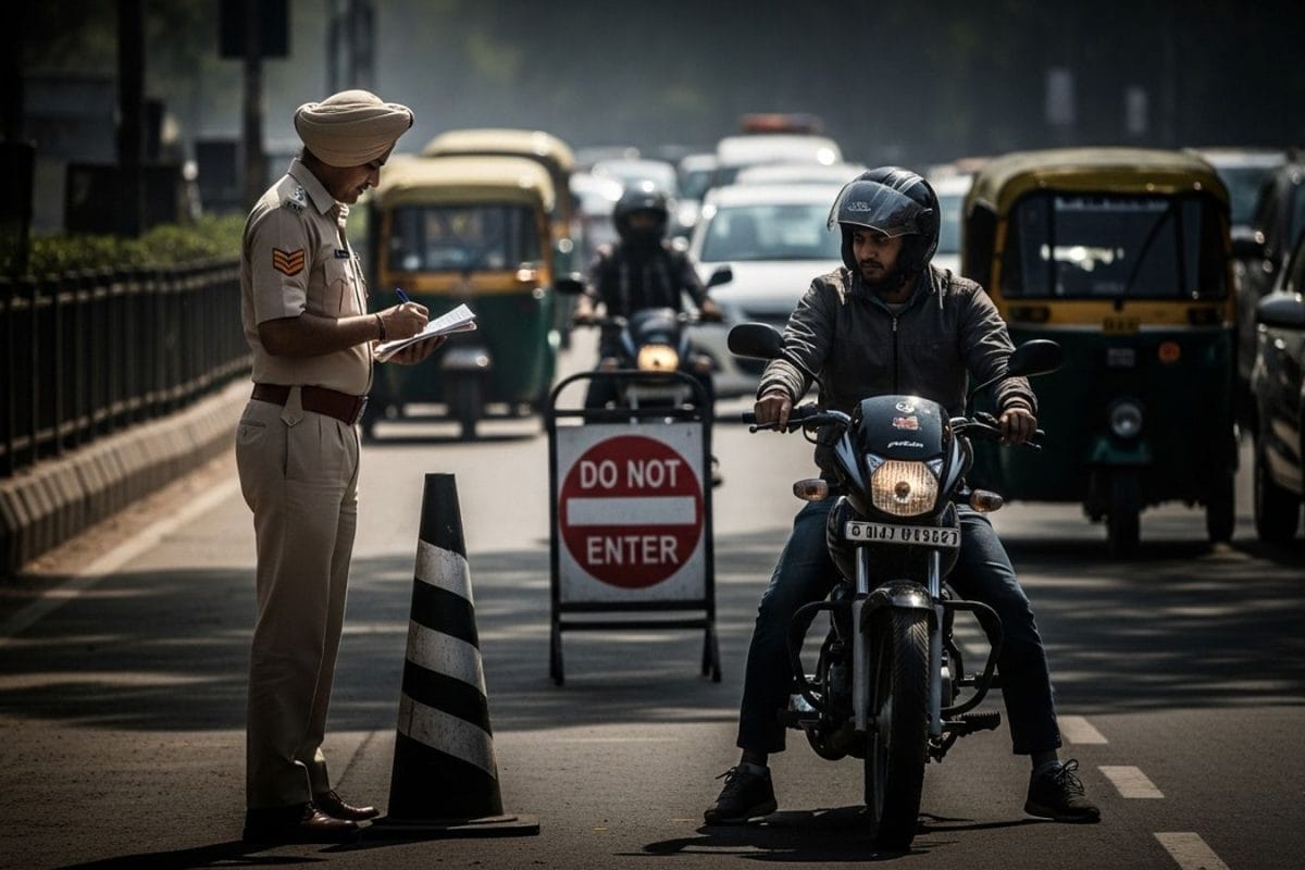 Over 125 FIRs In 16 Days: Delhi Police Book Motorists For Riding In Wrong Lane