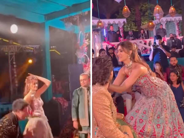 Kriti Sanon Dances Her Heart Out at Sister Nupur Sanon and Stebin Benâs Sangeet in Udaipur
