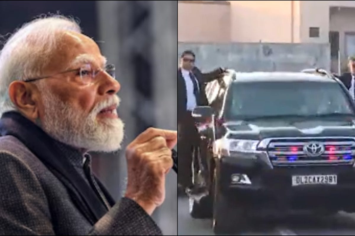 PM Modi Arrives At Gujarat’s Somnath Temple Ahead Of Swabhiman Parv | Watch