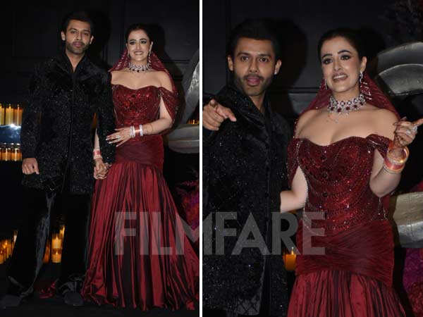 Nupur Sanon and Stebin Ben turn heads at Mumbai reception