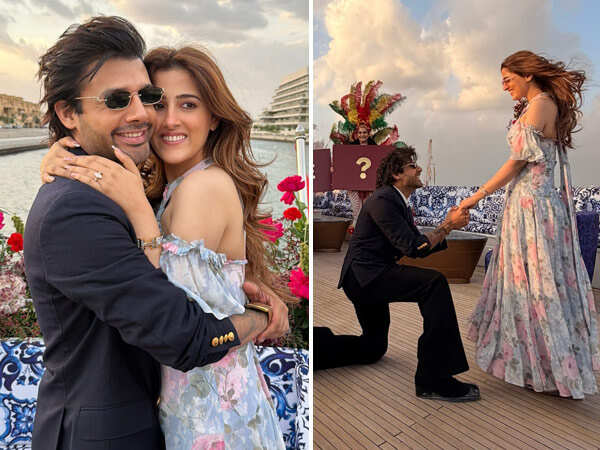 Nupur Sanon flaunts dazzling ring after romantic proposal by Stebin Ben