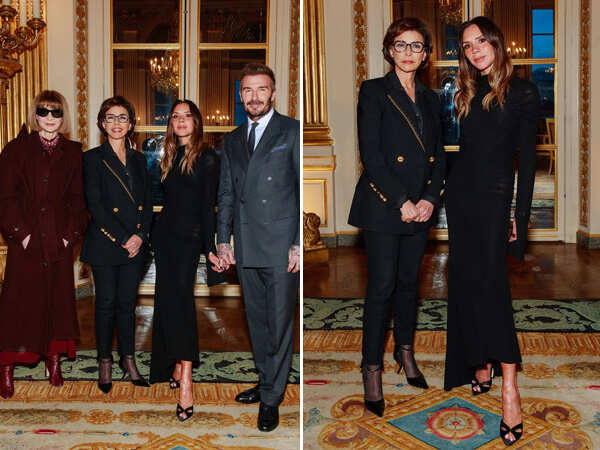 PHOTOS: Beckham Family Shows United Front As Victoria Beckham Receives French Honour