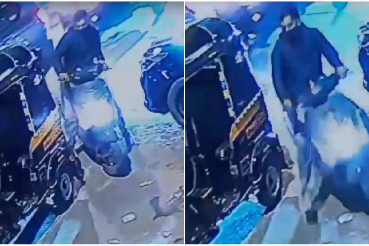 Masked Man On Scooter Seen In CCTV Before Shooting Outside Rohit Shetty’s Mumbai Home