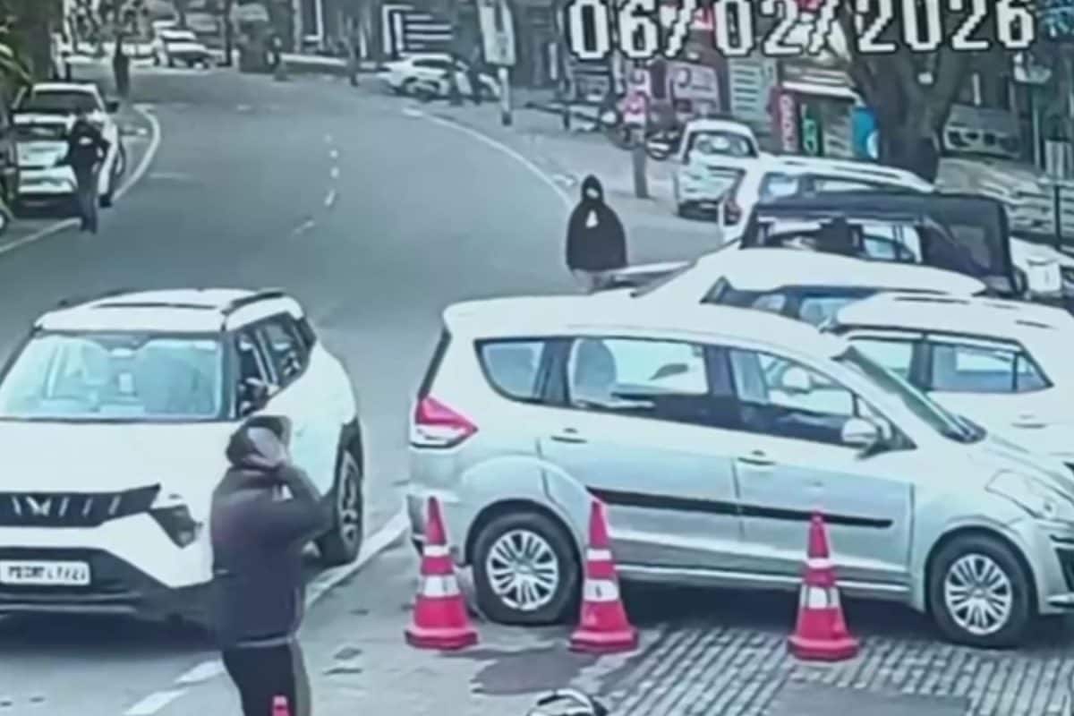Caught On CCTV: Man In Black Hoodie Shoots At AAP Leader, Escapes On Scooter