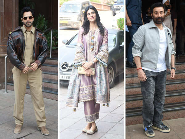 Border 2 Success Meet: Varun Dhawan Sunny Deol Ahan Shetty Turn Up Looking Dapper