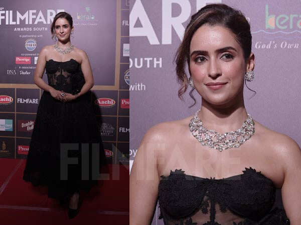 Sanya Malhotra Looks Like a Dream at 70th Filmfare Awards South With Kerala Tourism