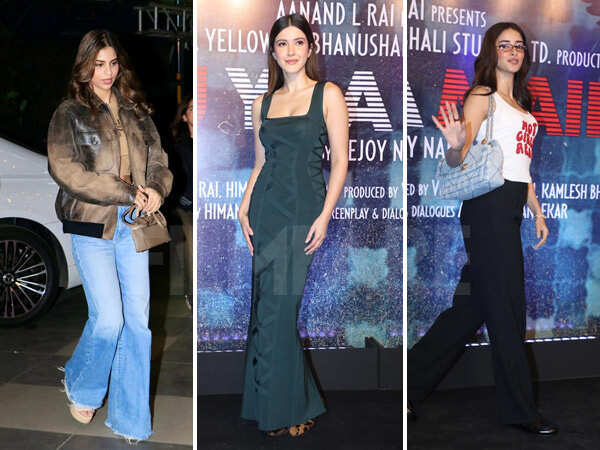 Photos: Anil Kapoor Suhana Khan Ananya Panday and More Attend Tu Yaa Mains Screening